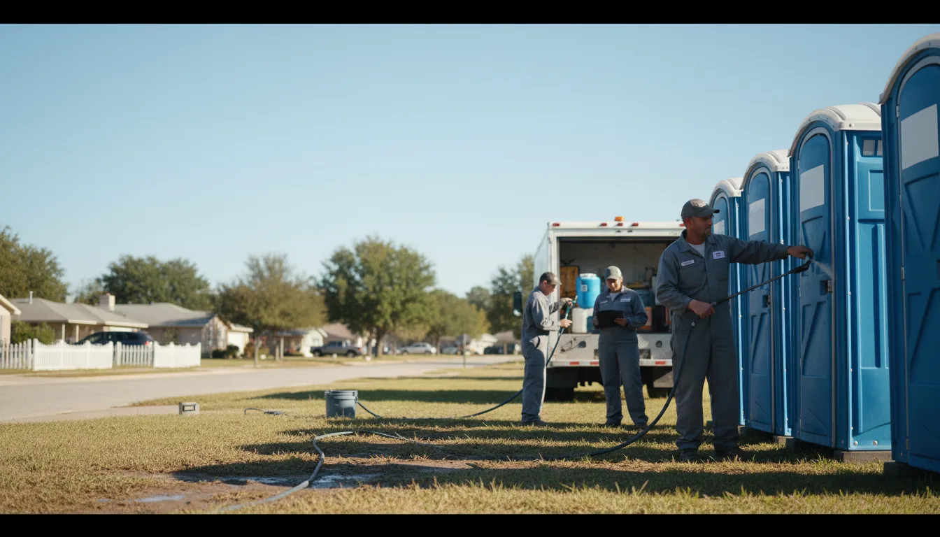 Long-Term Portable Toilet Rental in Clinton, NC near me